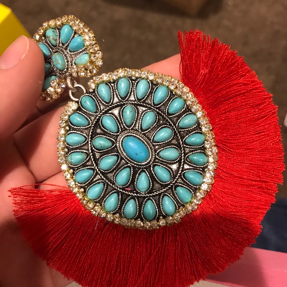 CUSTOM TURQUOISE EARRINGS!